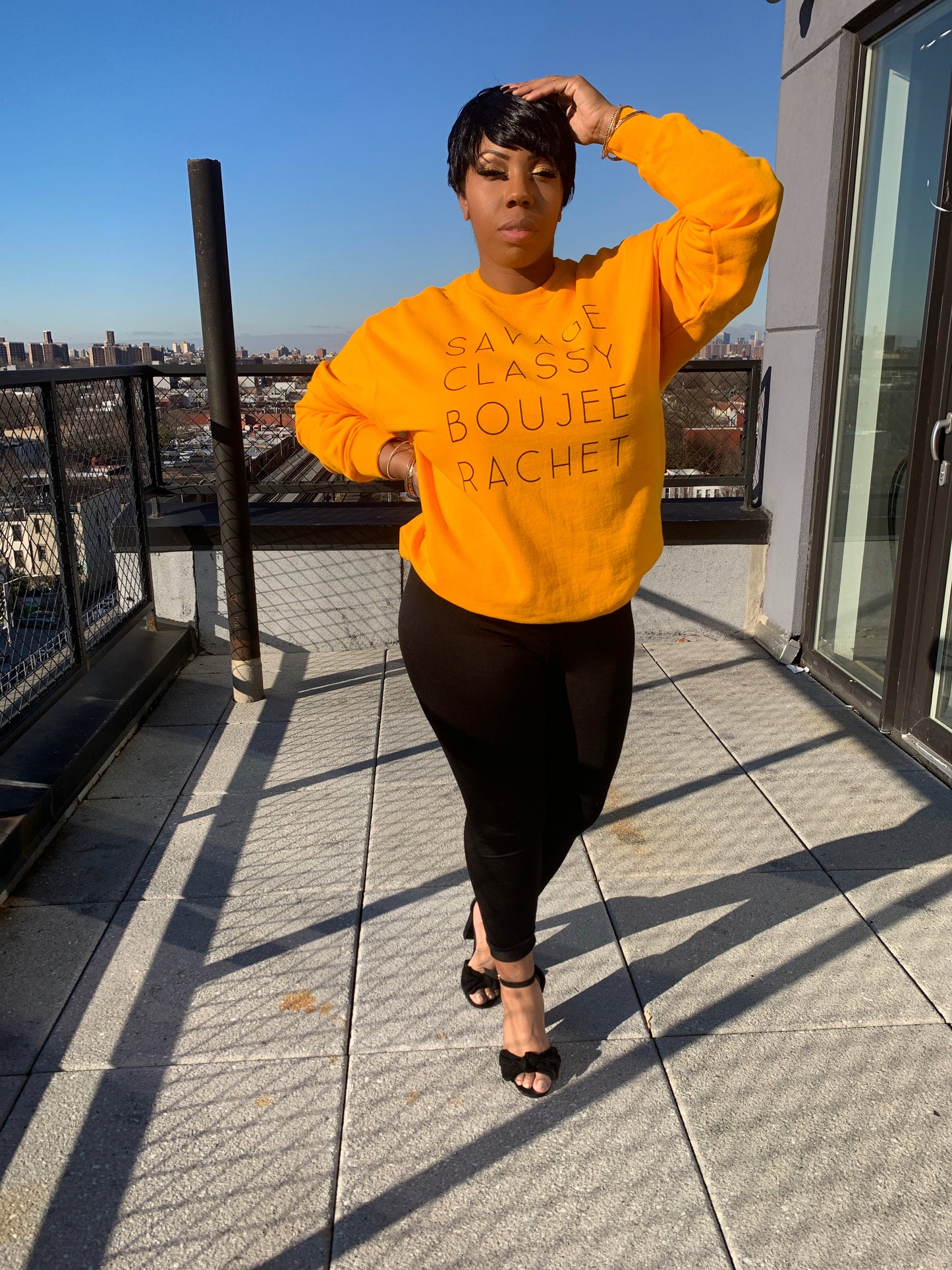 Classy Bougie Ratchet Sweater Plus