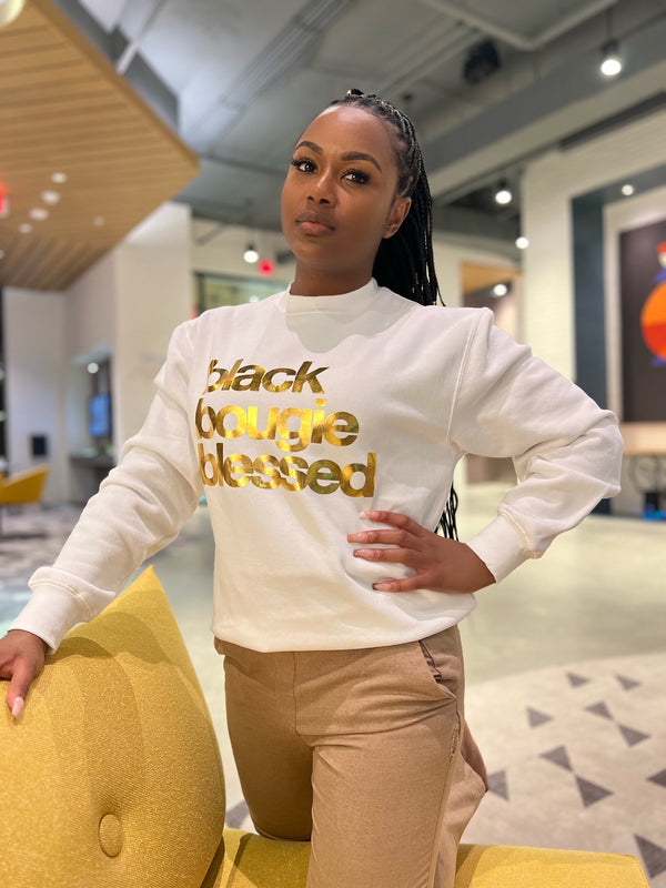 Black Bougie and Blessed Sweater (2 colors)