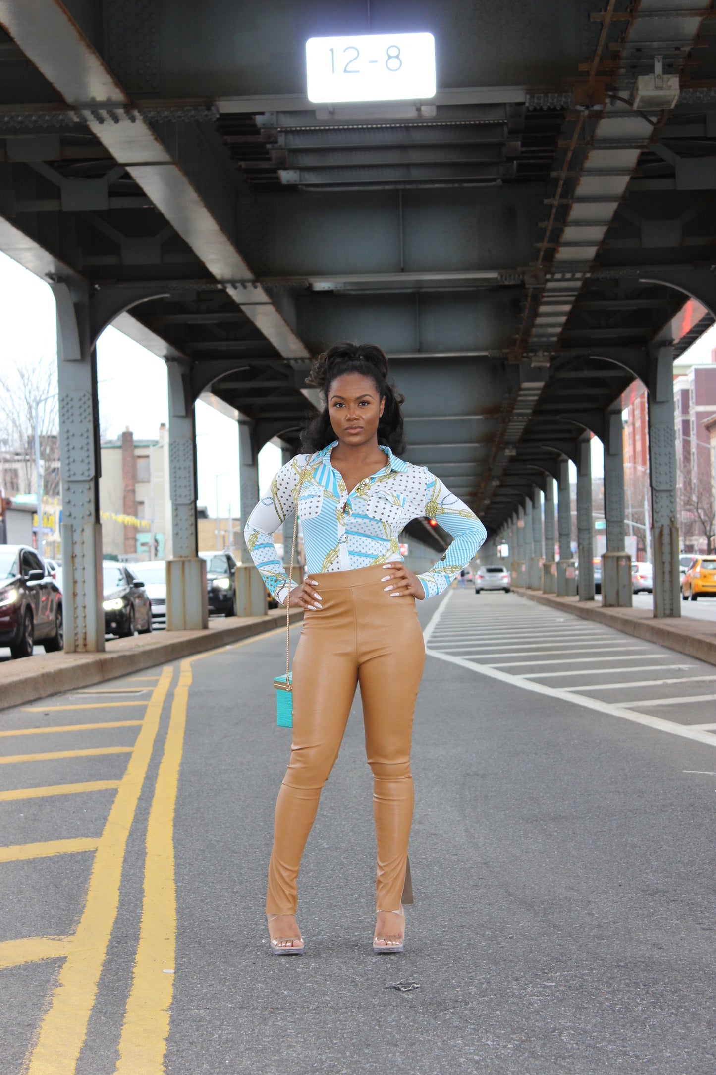 Gold Chains Button Up