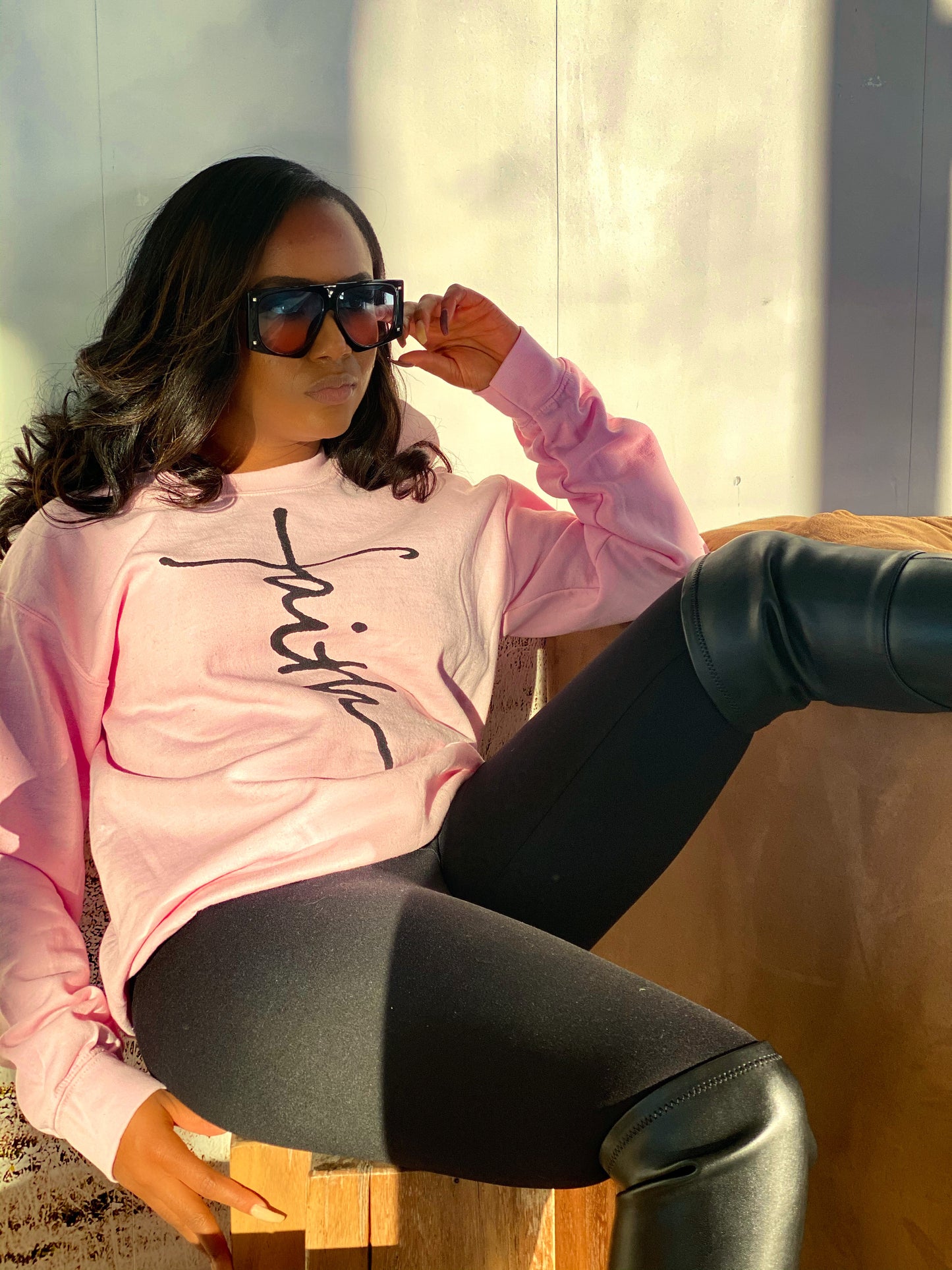 All You Need is Faith Signature Sweater