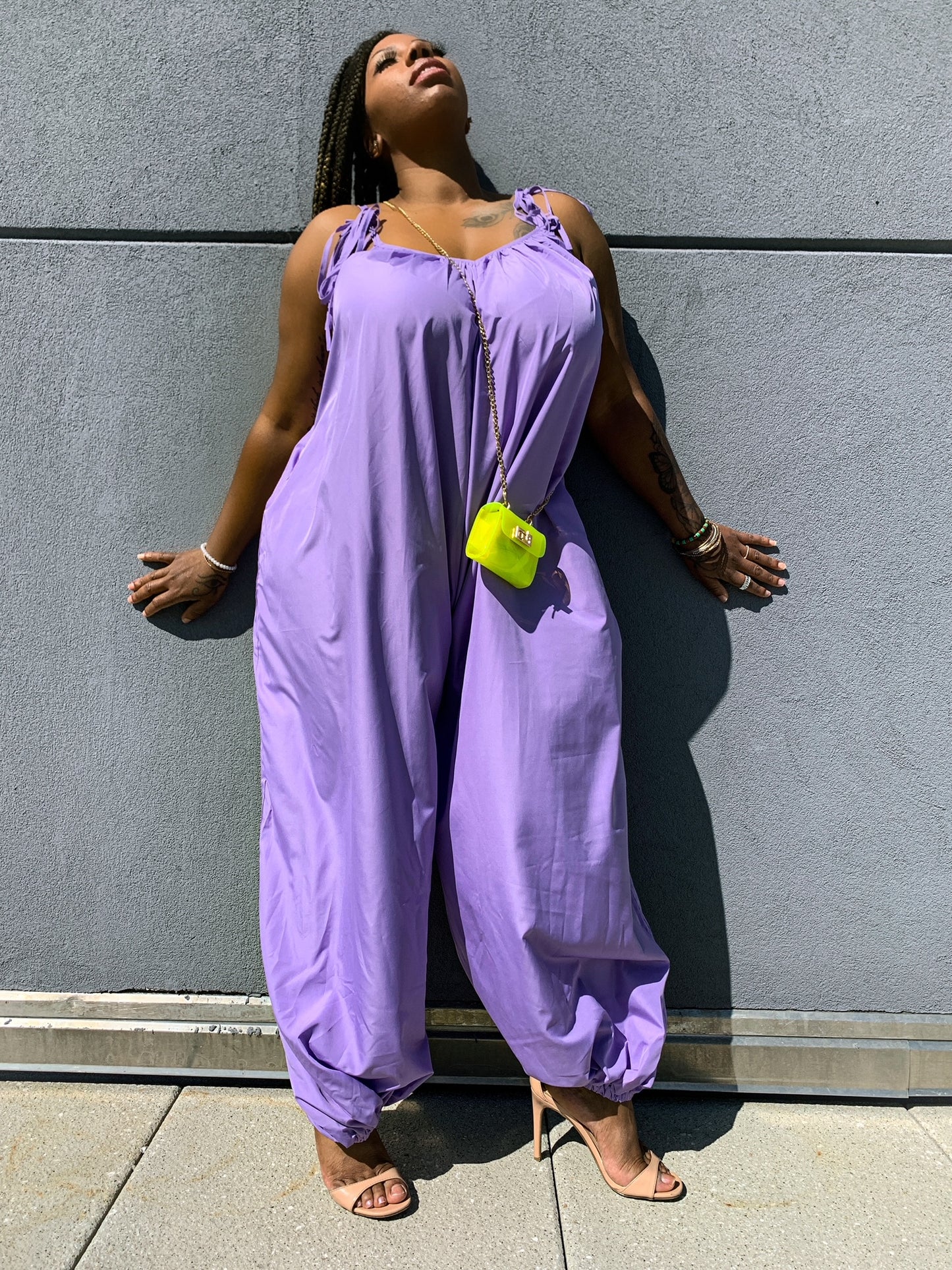 Lavender Love Jumpsuit (Full Figure)