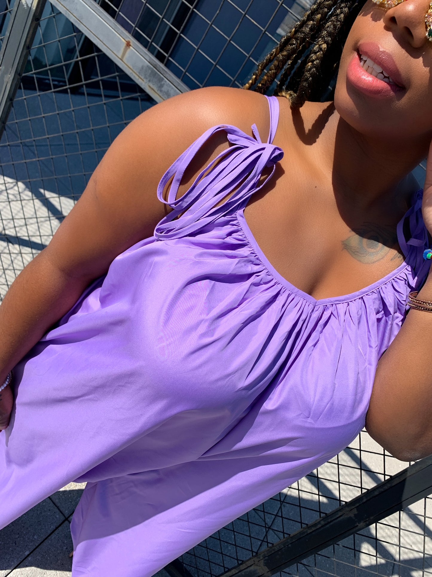 Lavender Love Jumpsuit (Full Figure)