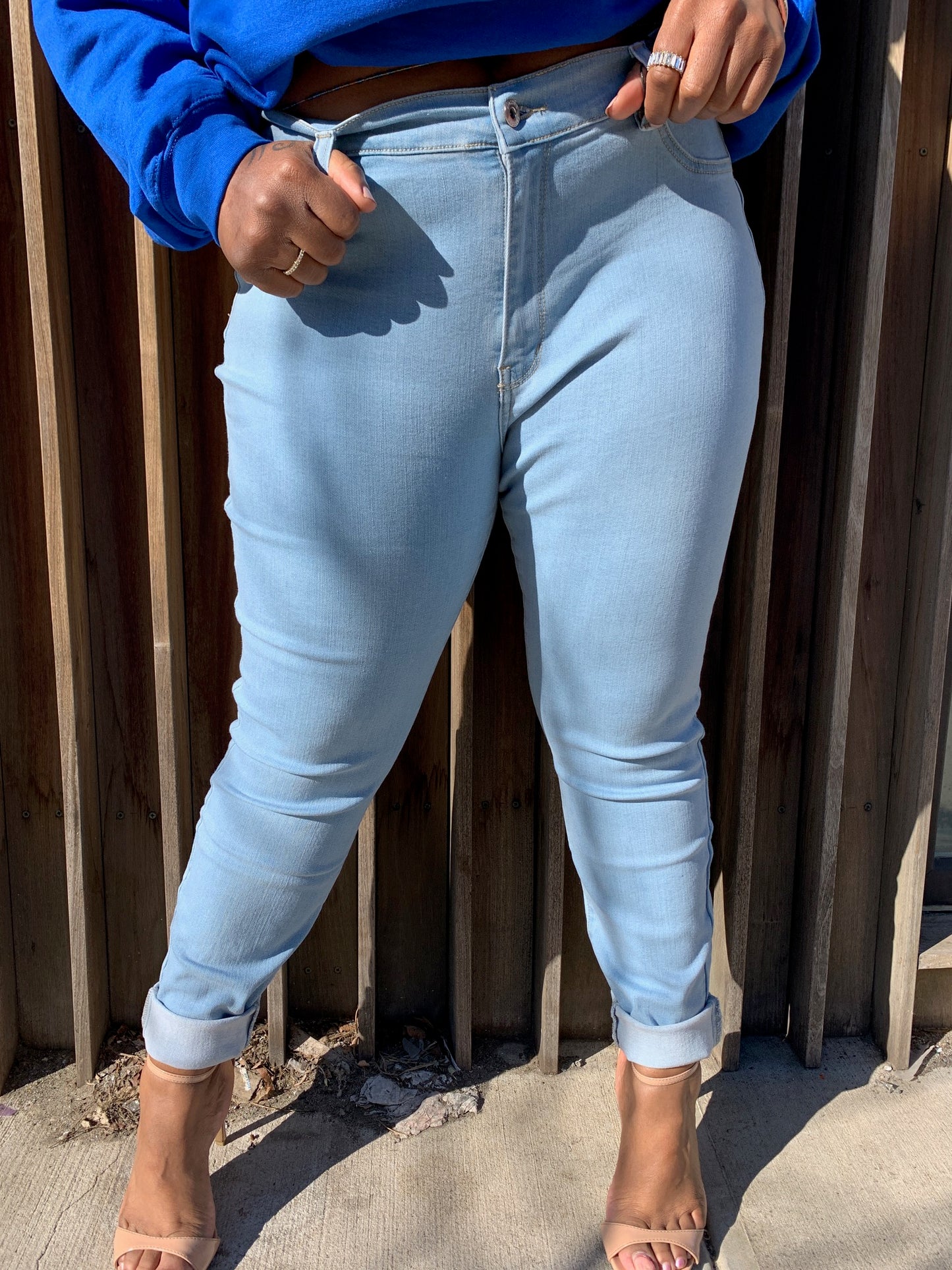 True Blue High Rise Jeans (Full Figure)