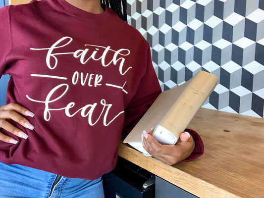 Faith Over Faith Sweater (2 Colors)