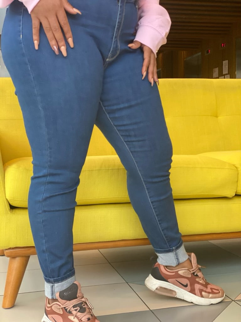 True Blue High Rise Jeans (Full Figure)