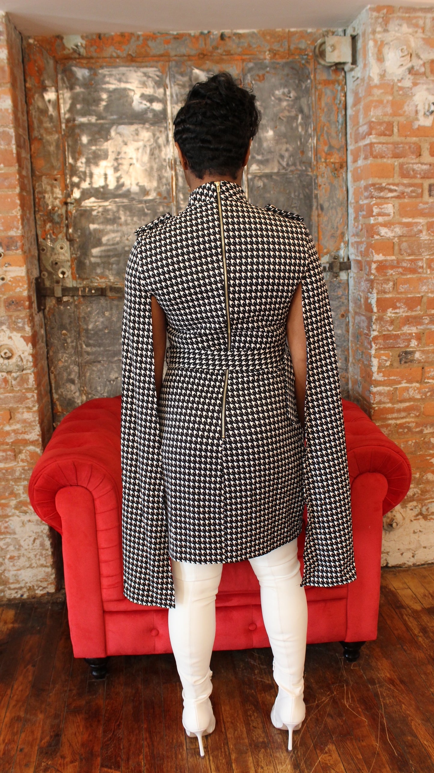 The "Exquisite" Houndstooth Dress