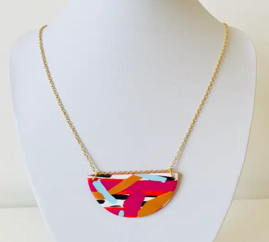 Abstract Girl Necklace